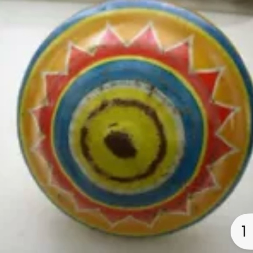 Vintage, Ohio Art Metal-Wood Circus Top - Picture 3 of 6